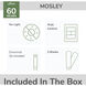 Mosley 60 inch Fresh White Outdoor Ceiling Fan