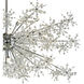 Snowburst 20 Light 48 inch Polished Chrome Chandelier Ceiling Light