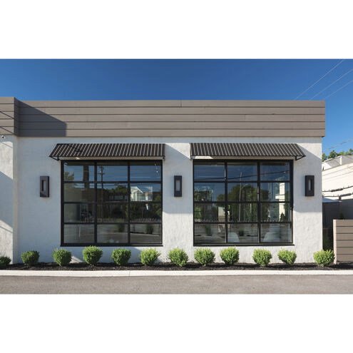 Atlantis LED 24 inch Bronze Outdoor Wall Mount Lantern, Large