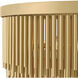 Lisa McDennon Bijou 13 Light 32 inch Deluxe Gold Chandelier Ceiling Light