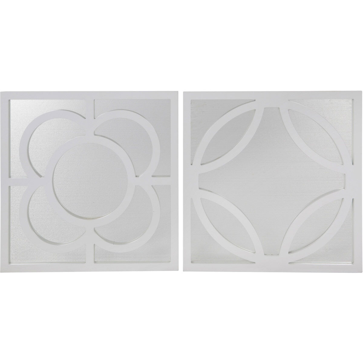 Arabella 24 X 24 inch White Wall Mirror