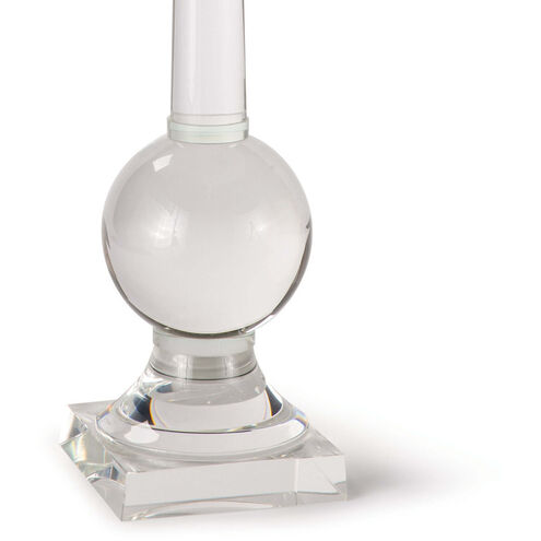 Stowe 34 inch 150.00 watt Clear Table Lamp Portable Light