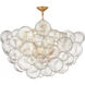 Julie Neill Talia 8 Light 33.00 inch Semi-Flush Mount