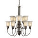 Signature 10 Light 31 inch Antique Bronze Chandelier Ceiling Light