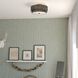 Burnaby LED 20.5 inch Matte Brass Semi-Flush Mount Ceiling Light