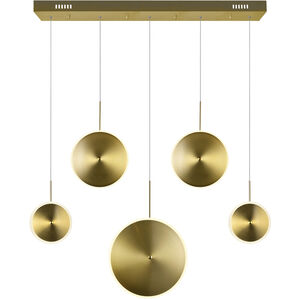 Ovni 43 inch Brass Island/Pool Table Ceiling Light