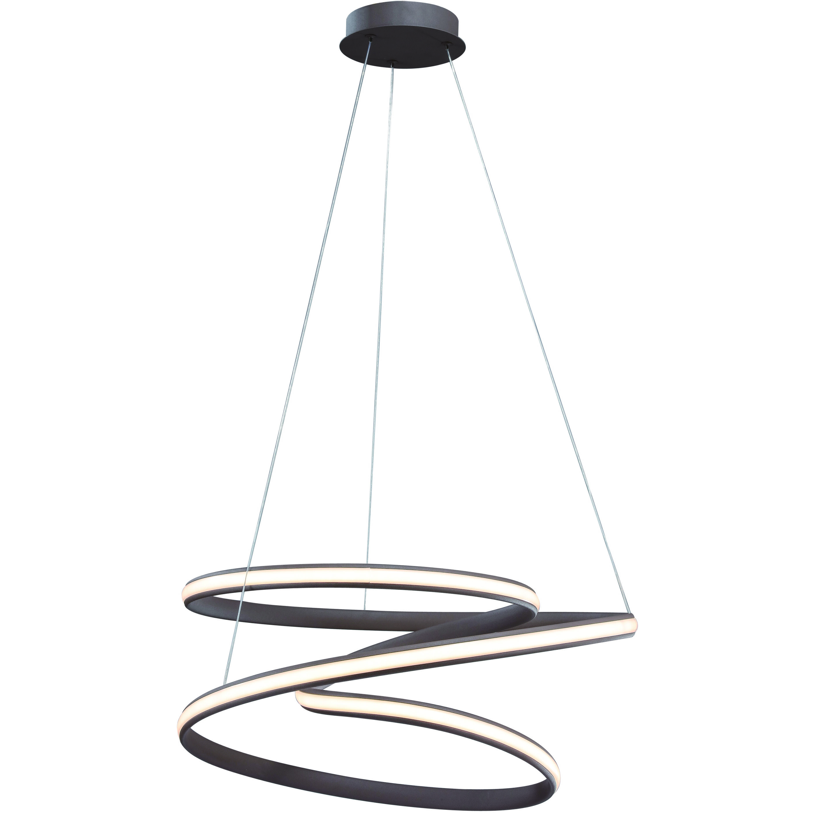 Canada LED 22 inch Satin Coffee Chandelier Ceiling Light