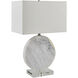 Fivo 23 inch 100 watt Painted Accent Table Lamp Portable Light