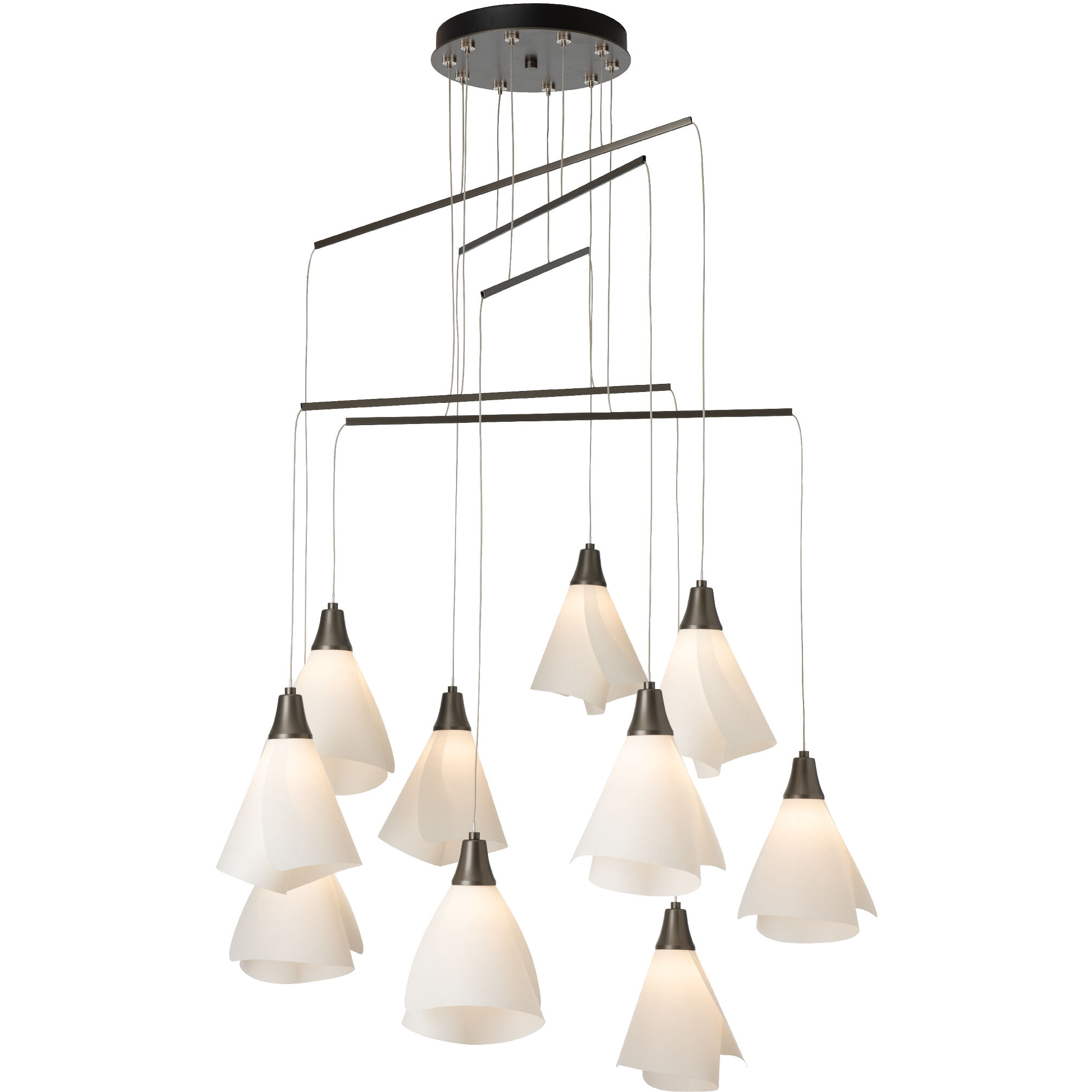 Mobius 10 Light 39.2 inch Dark Smoke Mobile Pendant Ceiling Light