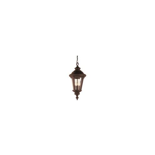 Commons 3 Light 11 inch Black Outdoor Hanging Lantern