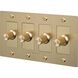 4G 100-120 Brass Dimmer Switch, LED