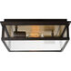 C&M by Chapman & Myers Freeport 2 Light 14.5 inch Heritage Copper Outdoor Flush Mount