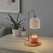 Alcott 13 inch 50 watt Antique Brass Candlewarmer Lamp Portable Light, Simplee Adesso