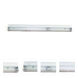 Fluorescent 120V Fluorescent 34 inch Gloss White Under Cabinet Lighting