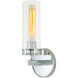 Hamilton 1 Light 5 inch Polished Chrome Wall Sconce Wall Light