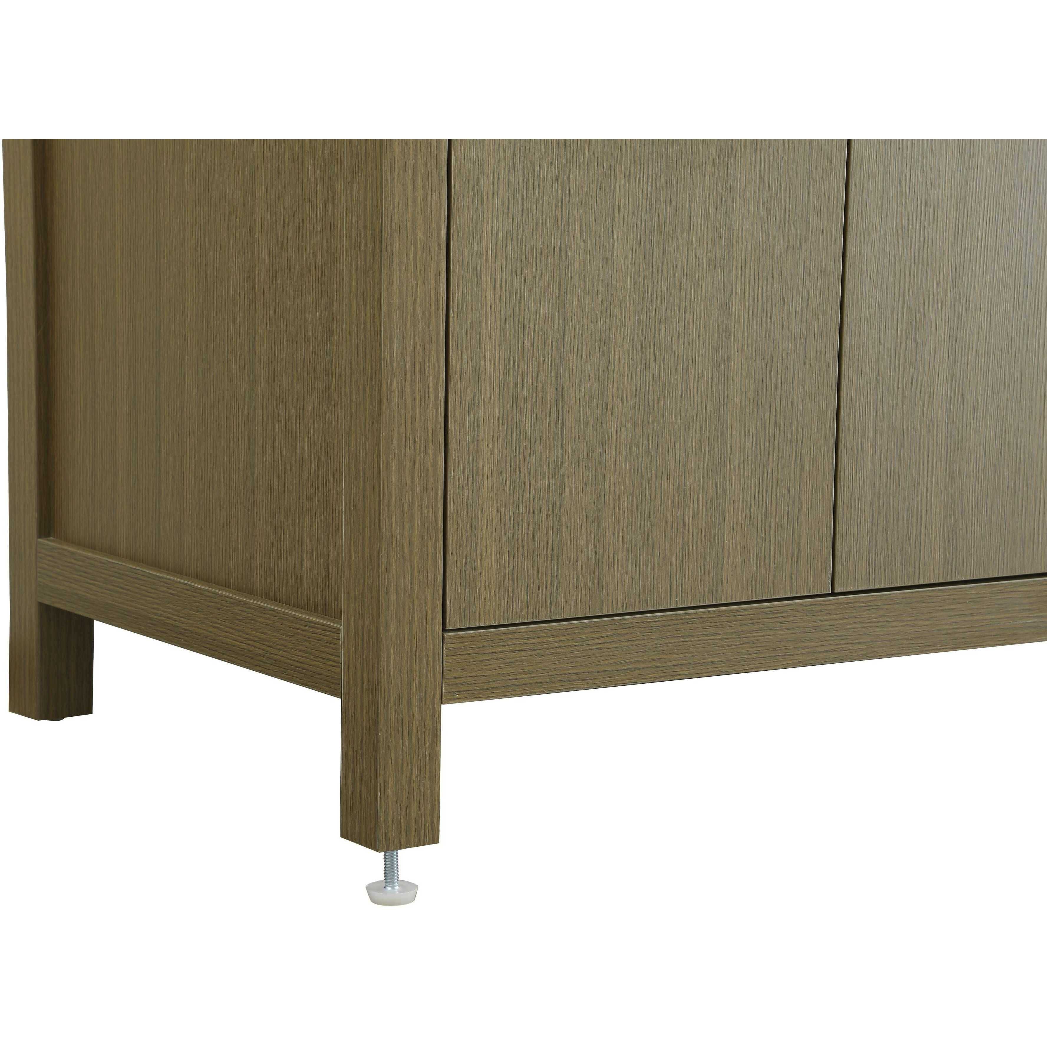 Nathan 60 X 34 inch Chestnut Brown Bathroom Vanity Cabinet