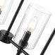 Chastine Island Chandelier Ceiling Light in Matte Black