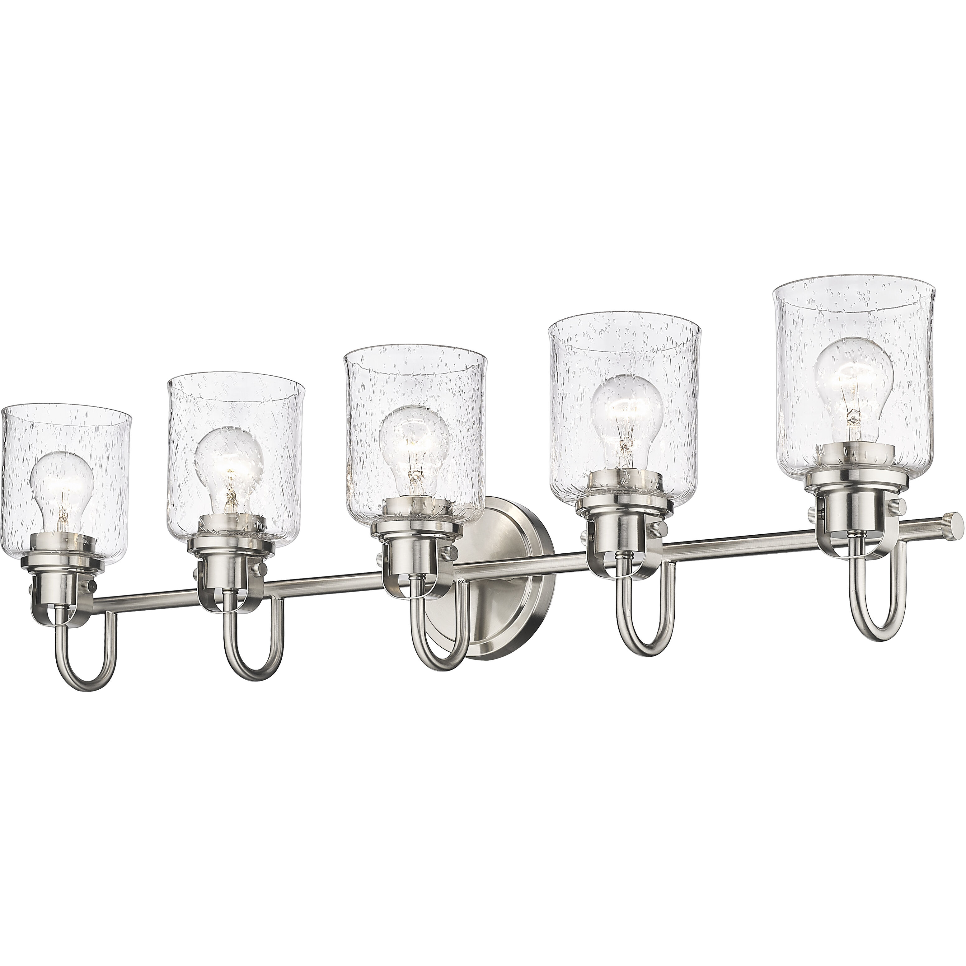 Kinsley 5 Light 35 inch Brushed Nickel Vanity Wall Light