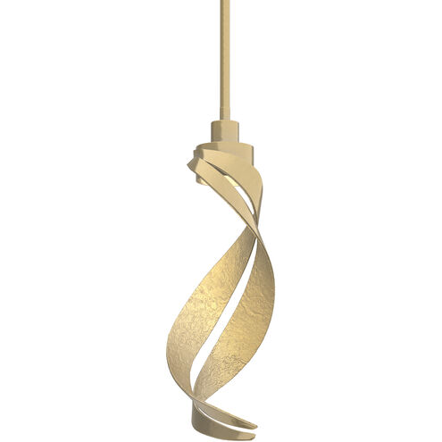 Folio 1 Light 5.7 inch Modern Brass Mini Pendant Ceiling Light