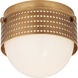 Kelly Wearstler Precision LED 4.75 inch Antique-Burnished Brass Flush Mount Ceiling Light
