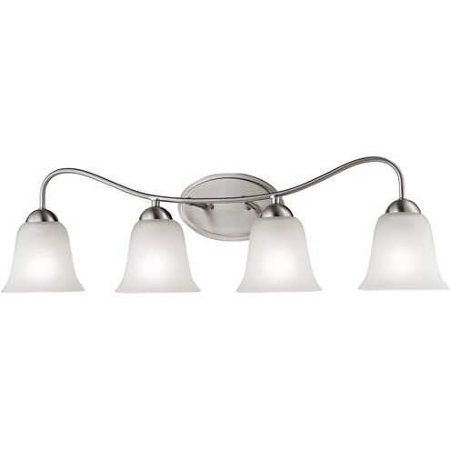Conway 4 Light 32 inch Brushed Nickel Vanity Light Wall Light in Incandescent