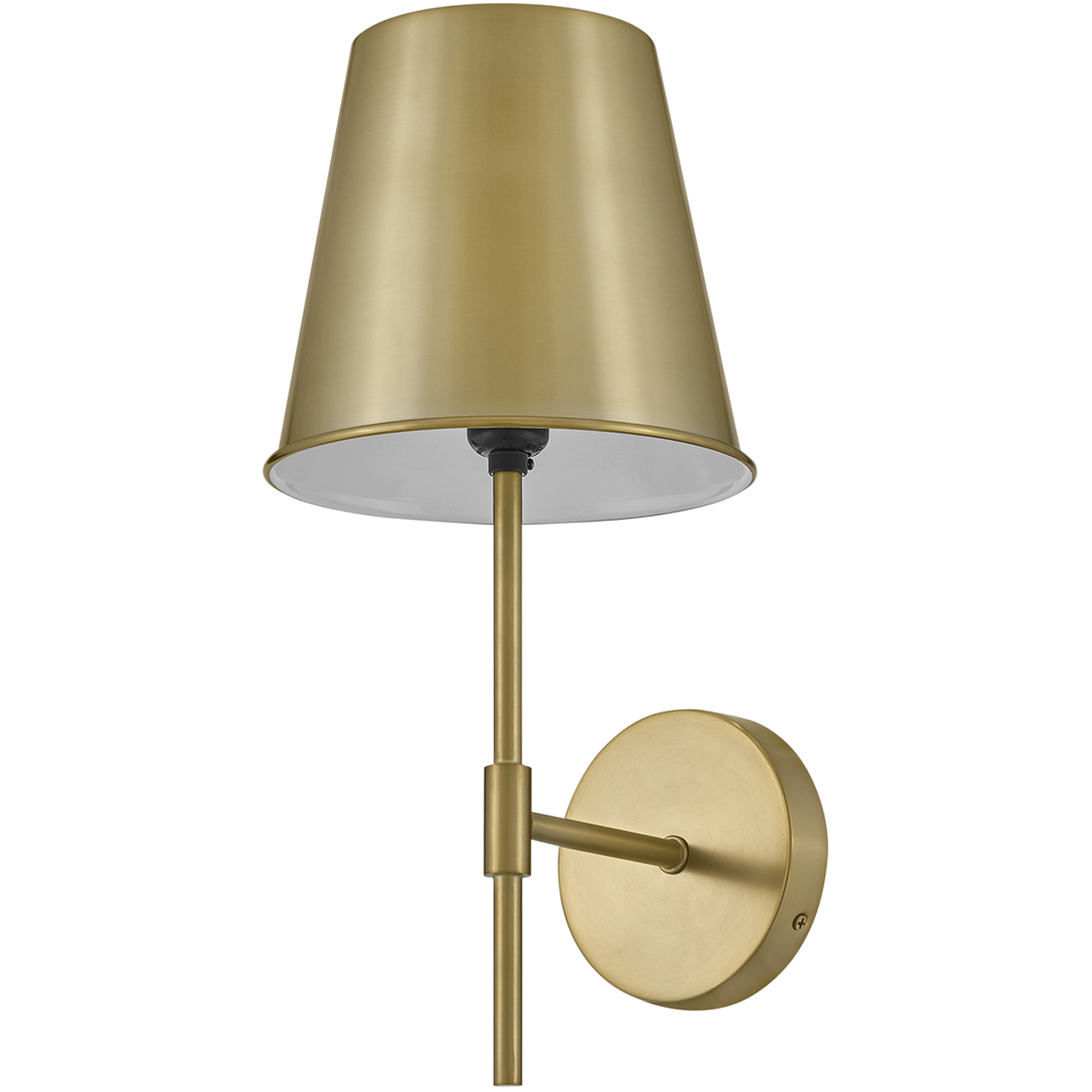 Blake LED 8 inch Lacquered Brass Sconce Wall Light