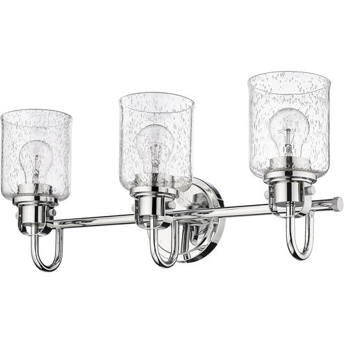 Kinsley 3 Light 22 inch Chrome Vanity Wall Light