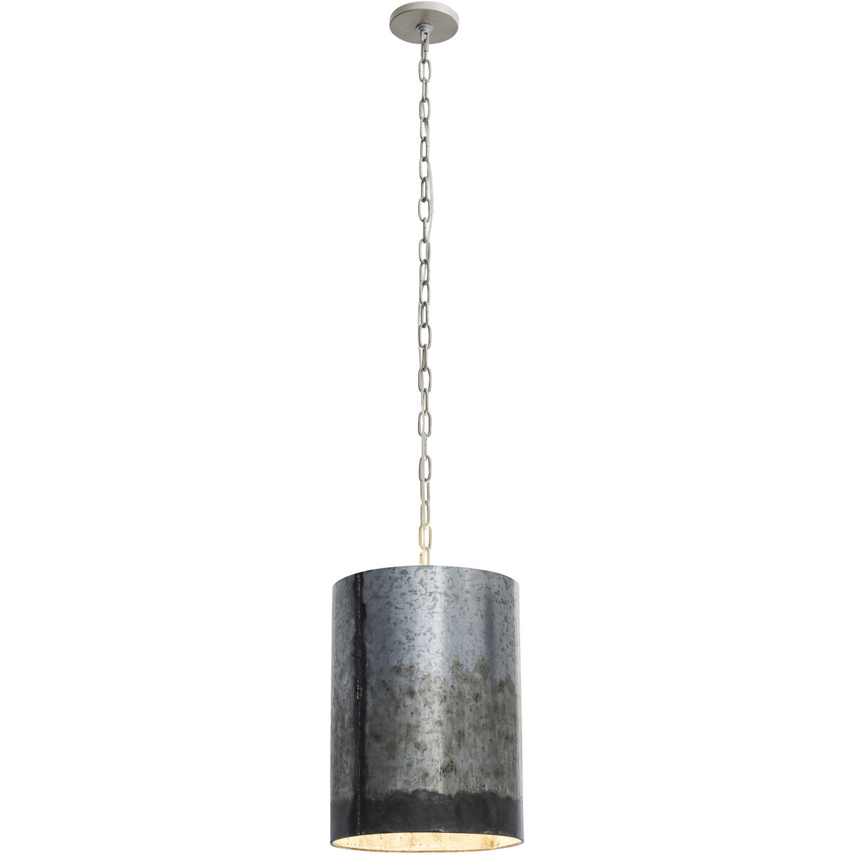 Cannery 2 Light 12 inch Ombre Galvanized Pendant Ceiling Light