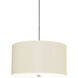 Dayna Shade Pendants 4 Light 24 inch Brushed Nickel Pendant Ceiling Light