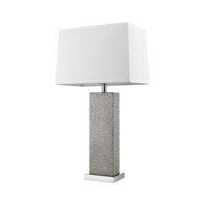 Merge 30 inch 100.00 watt Brushed Nickel/ Pewter Table Lamp Portable Light