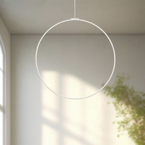 Cirque LED 48 inch White Pendant Ceiling Light