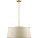 Sombra 6 Light 24 inch Spun Gold Pendant Ceiling Light