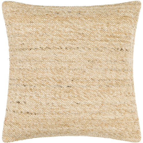 Oswin 22 X 22 inch Light Beige/Beige/Tan Accent Pillow