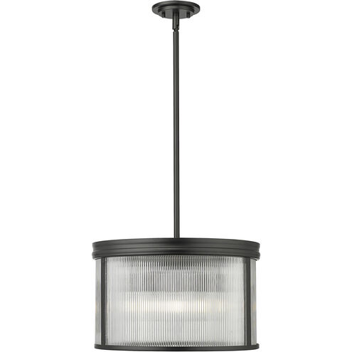 Carnaby 5 Light 18.25 inch Matte Black Pendant Ceiling Light