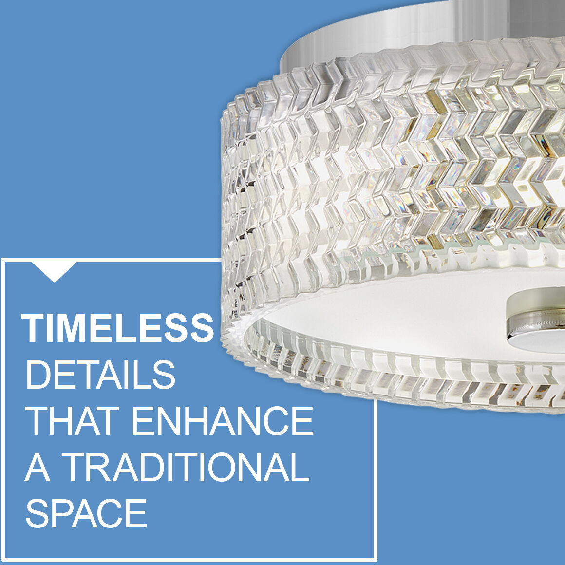 Elle 2 Light 12 inch Chrome Bath Light Wall Light, Flush Mount