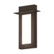 Prairie LED 18 inch Textured Bronze Indoor-Outdoor Sconce, Inside-Out 
