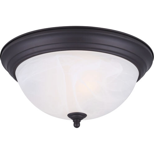 Madison 2 Light 13 inch Oil Rubbed Bronze Flush Mount Ceiling Light