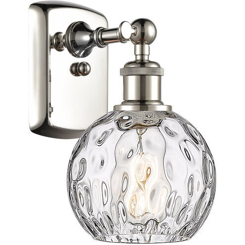 Ballston Athens Water Glass LED 6 inch Polished Nickel Sconce Wall Light