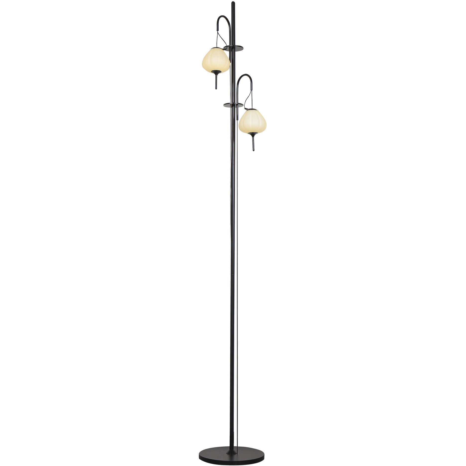 Artisan Collection/ LECCE Series 70 inch 11 watt Black Floor Lamp Portable Light