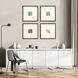 Florals Collection Blue Framed Art