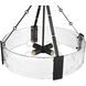 Rezi 4 Light 24.25 inch Matte Black Indoor Pendant Ceiling Light