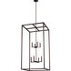 Moffet Street 8 Light 23.5 inch Bronze Foyer Pendant Ceiling Light, Extra Large