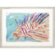 Animals Collection Turquoise Framed Art