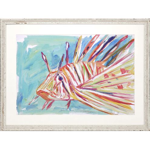 Animals Collection Turquoise Framed Art