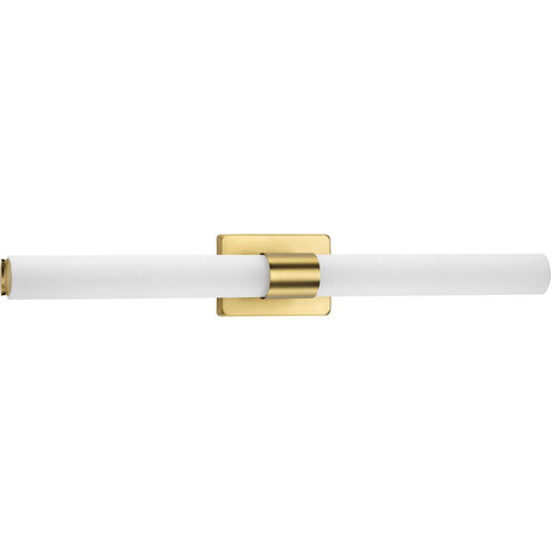 Blanco LED LED 32 inch Satin Brass Linear Bath Wall Light, Progress LED