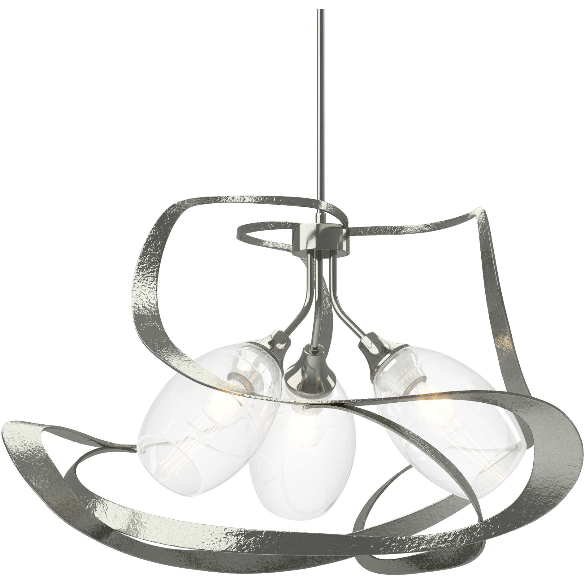 Nest 3 Light 30.6 inch Sterling Pendant Ceiling Light