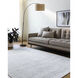 Grandeur 108 X 72 inch Light Silver Handmade Rug in 6 x 9