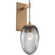 Meteo LED LED 8.1 inch Novel Brass Indoor Sconce Wall Light, Tempo Nebula