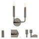 Mavisten Edition Carbonia LED 9.75 inch Black Chrome Wall Sconce Wall Light
