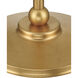 Forget-Me-Not 66 inch 100.00 watt Clear/Chinois Gold Leaf Floor Lamp Portable Light